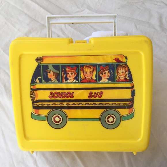 90’s vintage schoolbus lunch box - Picture 2 of 4